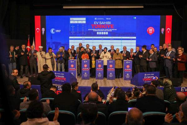 Düzce’de “500 Bin Sosyal Konut” projesi kura çekimi yapıldı