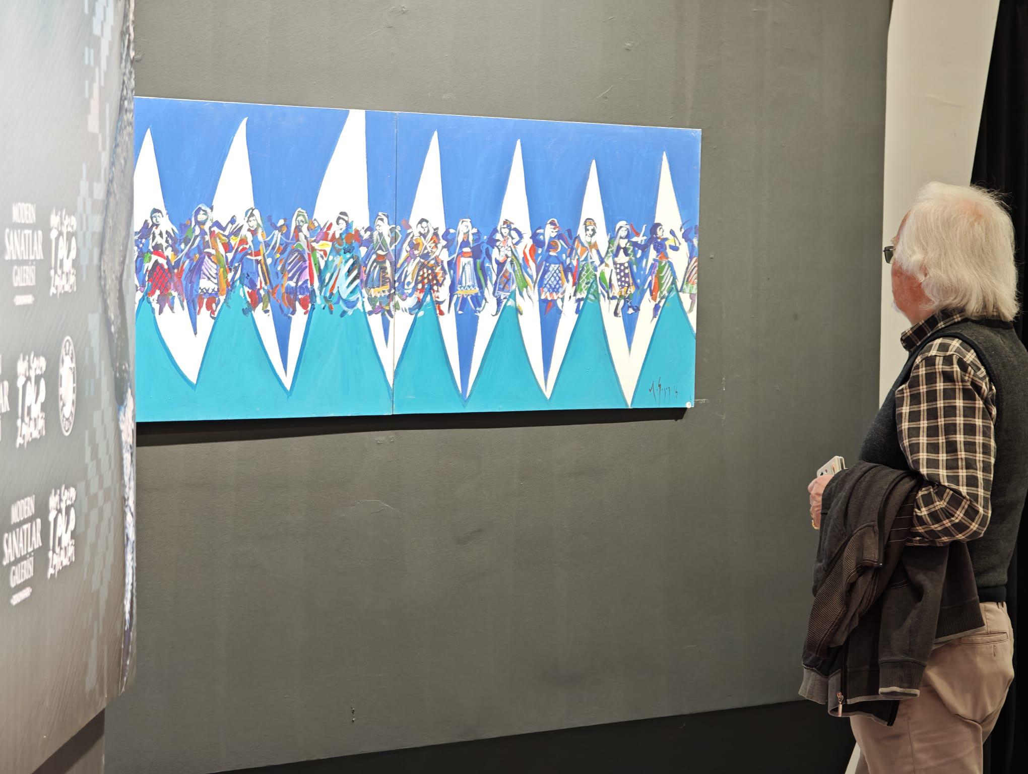 Teke Zeybekleri sergisi Kepez’de sanatseverlerle buluştu