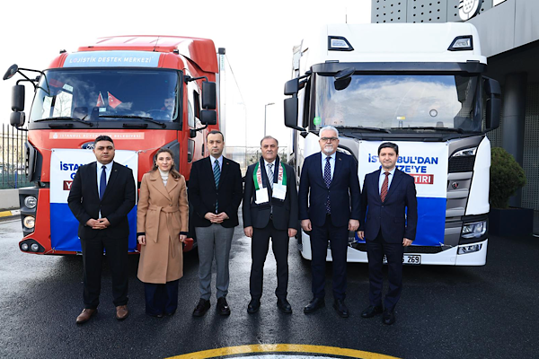 İstanbul’dan Gazze’ye ikinci yardım sevkiyatı yapıldı