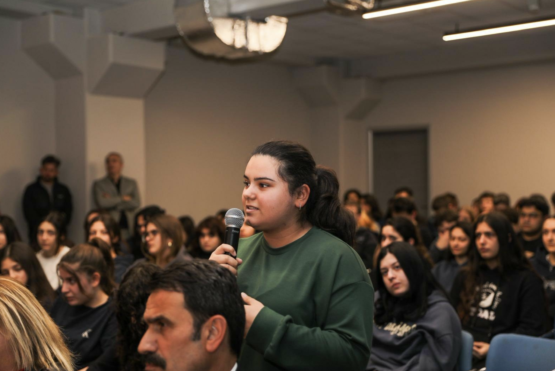 Başkan Özlü, Kariyer Günleri Söyleşisi’nde öğrencilerle buluştu
