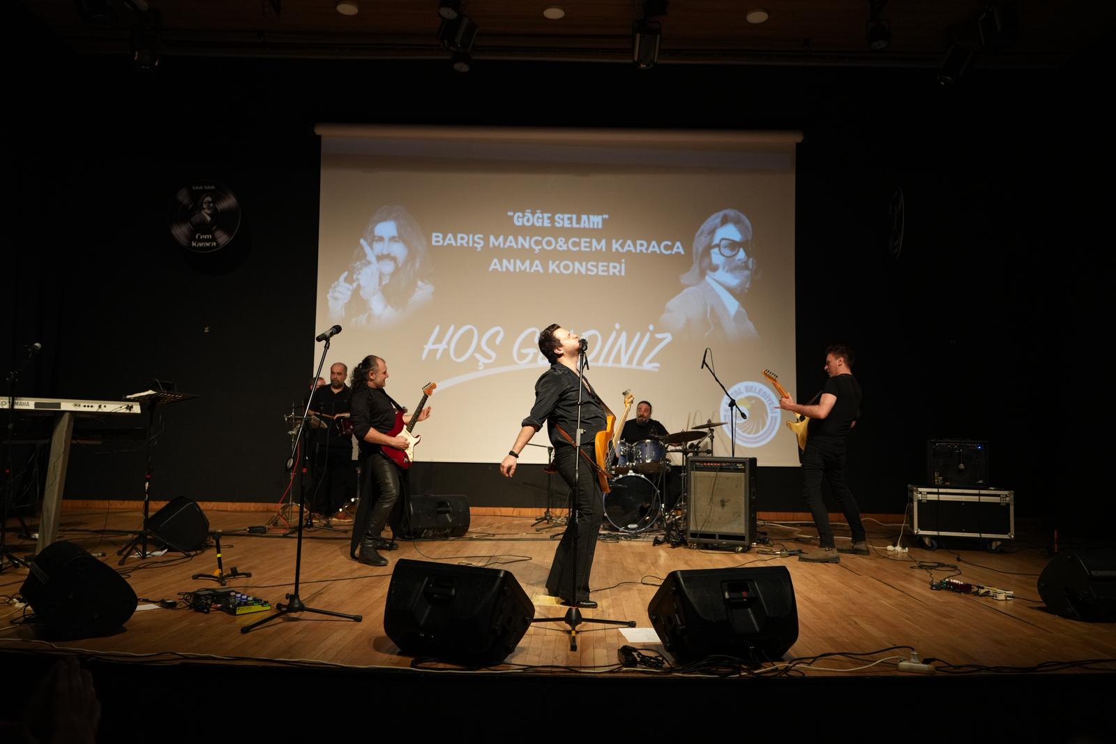 Kartal’da Barış Manço ve Cem Karaca için anma gecesi düzenlendi