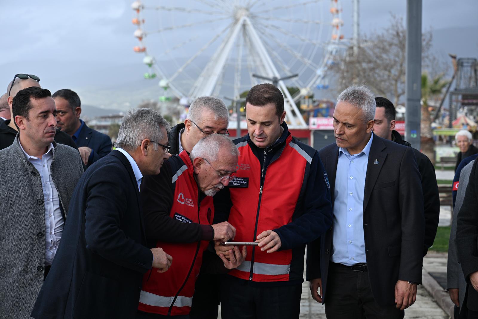 Başkan Akın’dan Körfez’de inceleme