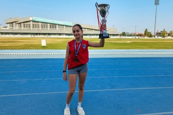 Çınar Akademi öğrencisi Keskin’den atletizmde derece
