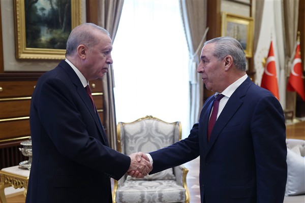 Cumhurbaşkanı Erdoğan, Filistin Devlet Başkan Yardımcısı Şeyh’i kabul etti