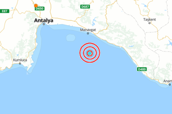 Akdeniz’de deprem