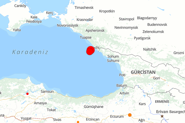 Karadeniz’de depremler