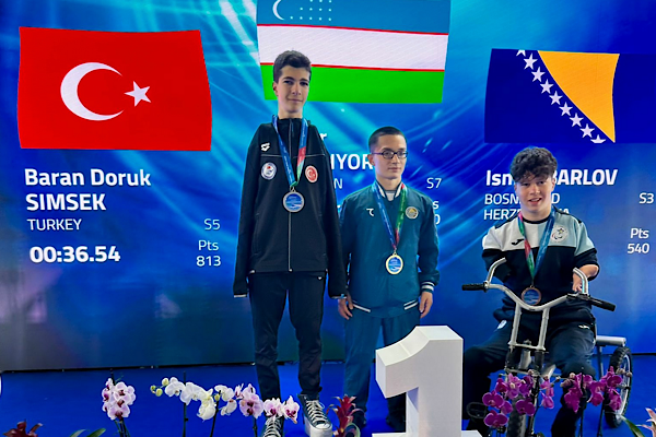 Eskişehirli sporcu Baran Doruk Şimşek İtalya’da madalyalar kazandı