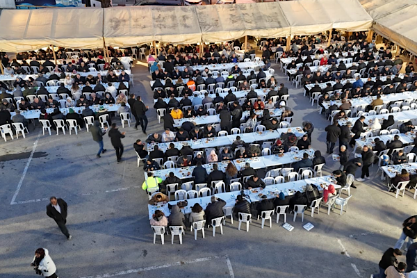Mihalıççık’ta son iftar yapıldı
