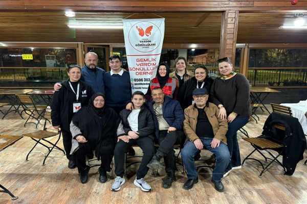 Gemlik’te 65 aile iftar programında buluştu