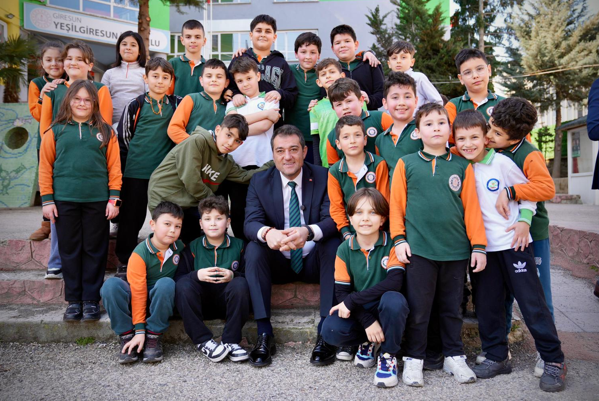Başkan Köse’den Yeşilgiresun İlkokuluna ziyaret