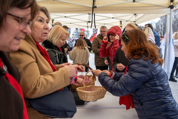 Yalova’ marteniçka geleneği sürdürülüyor
