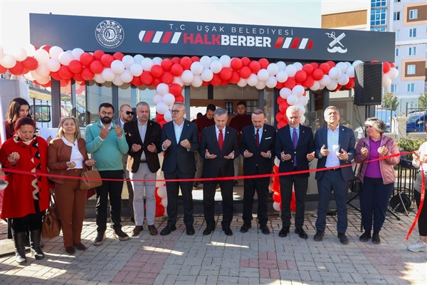 Uşak Belediyesi’nden “Halk Berber” projesi