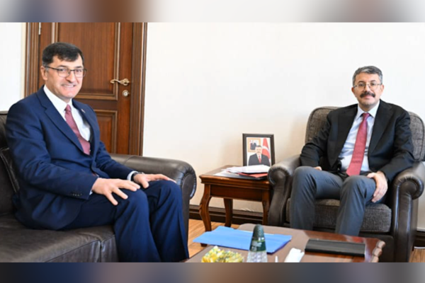 Başkan Kahveci’den İçişleri Bakan Yardımcısı Çelik’e ziyaret