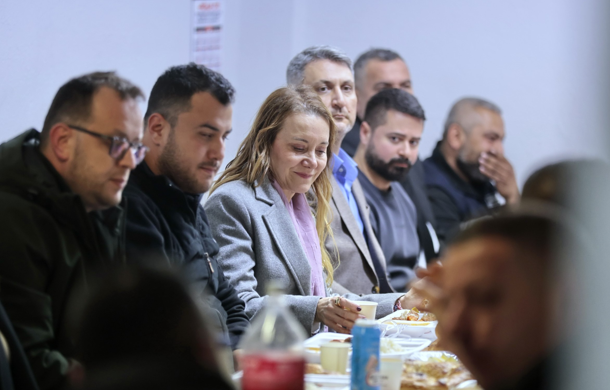 Başkan Mutlu, belediye personeliyle iftarda buluştu