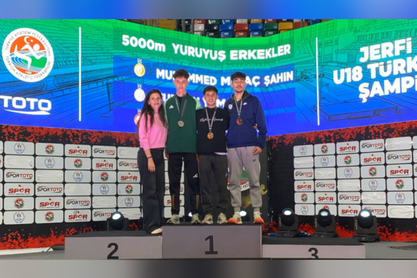 Yeni kurulan atletizm şubesinde büyük başarı