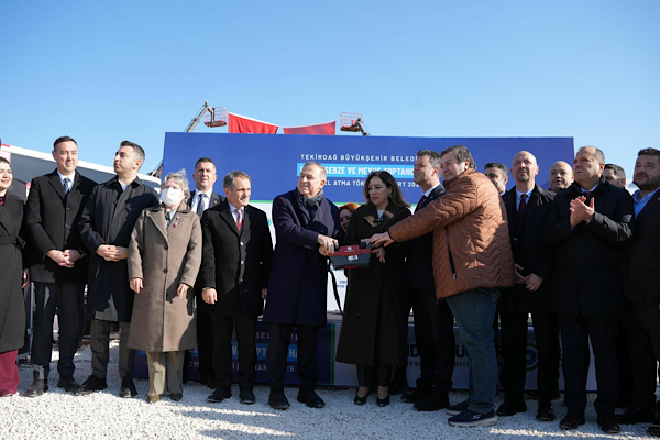 Çorlu Sebze ve Meyve Toptancı Hali’nin temeli atıldı