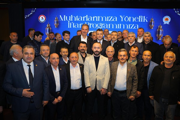 Başkan Doğan, muhtarlarla iftar programında buluştu