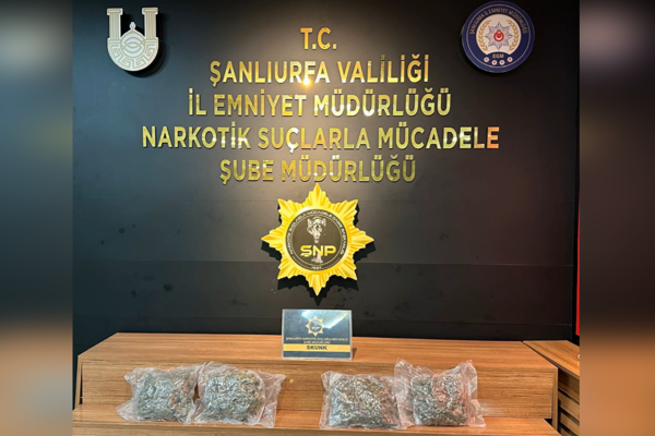 Şanlıurfa’da narkotik operasyonu
