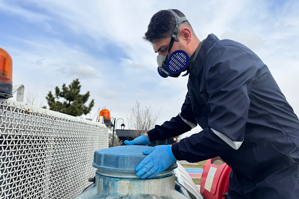 Kayseri’de yeşil alanlarda ilaçlama çalışmaları başlatıldı
