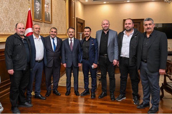 Esnaf ve Pazarcılar Odası’ndan Vali Aktaş’a ziyaret