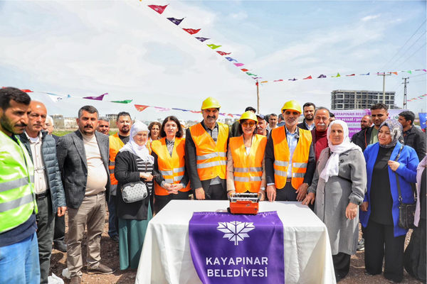 Kayapınar sosyal tesisisinin temeli atıldı