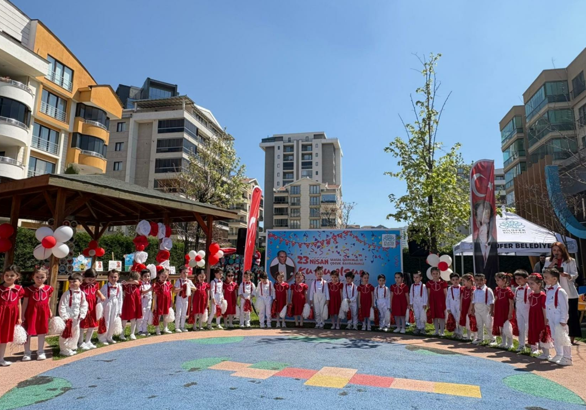 Nilüfer Belediyesi kreşlerinde 23 Nisan coşkusu