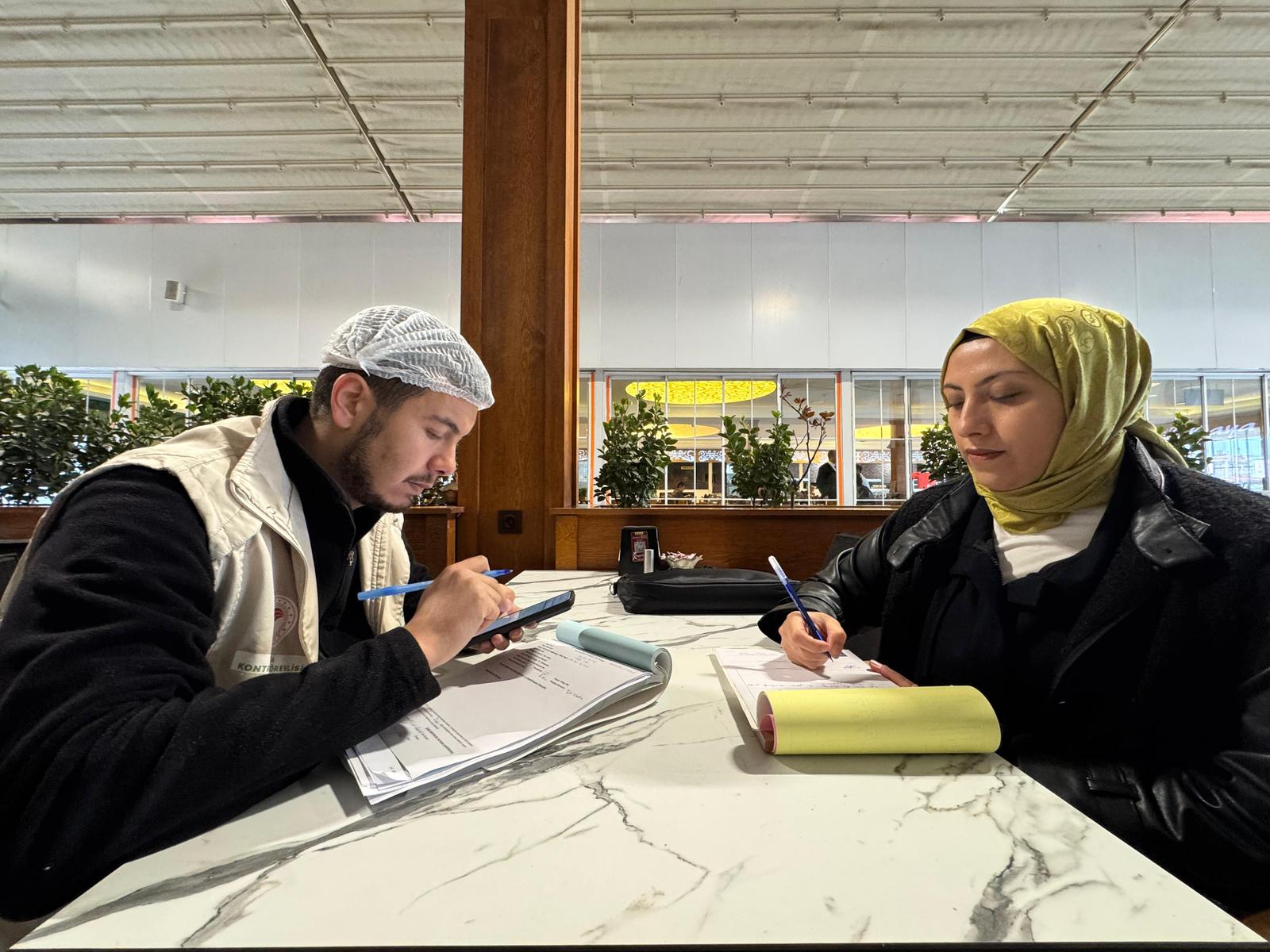 Van’da oto sanayi sitesindeki lokantalara denetim gerçekleştirildi