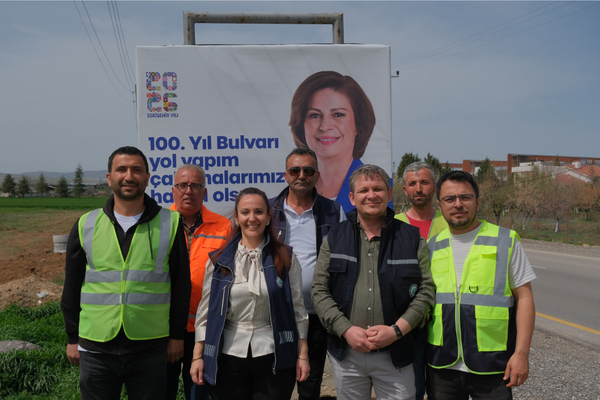 Eskişehir’de 100’üncü Yıl Bulvarı’nda yol genişletme çalışmaları başlatıldı