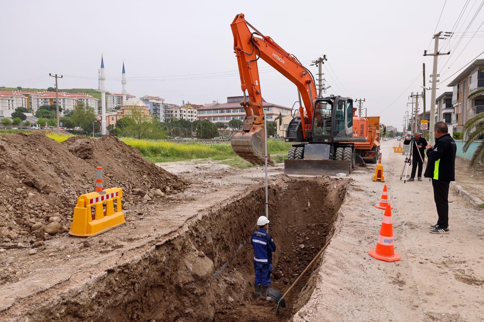 Bergama’da içme suyu ve yağmur suyu altyapısı yenileniyor
