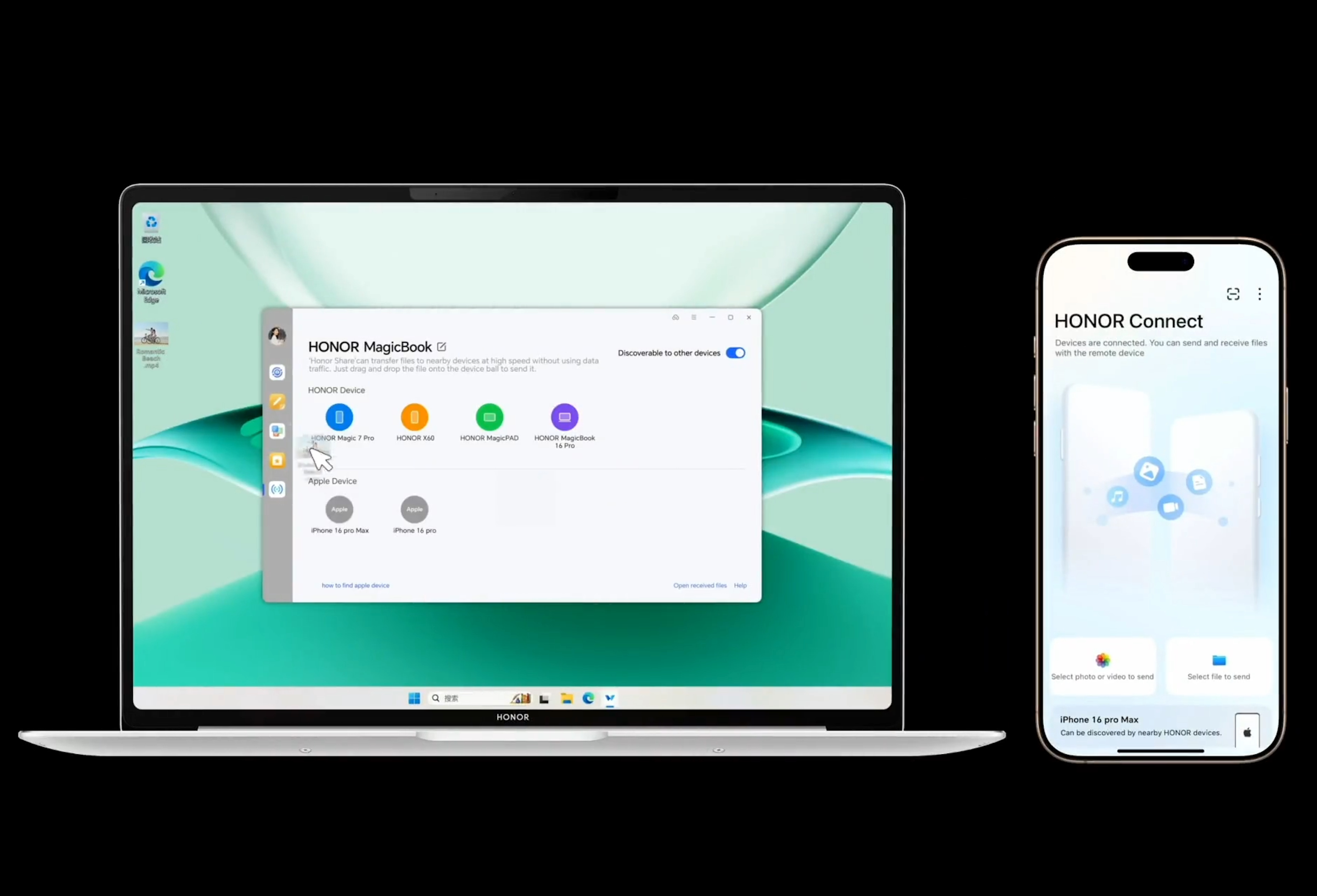 HONOR işletim sistemi duvarlarını yıkıyor: HONOR Connect