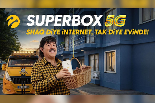 Shaq diye internet, tak diye evinizde: Turkcell Superbox 5G