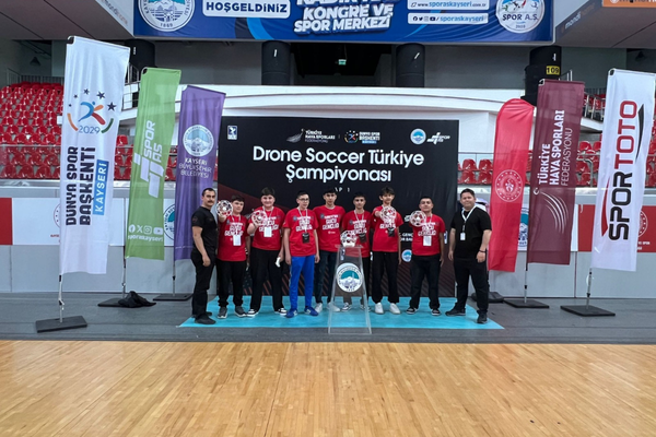 Kayseri’de Drone Soccer Türkiye Şampiyonası düzenlendi