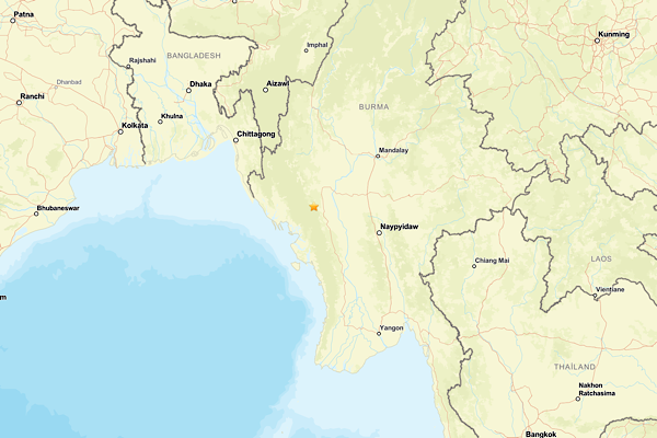 Burma’da deprem