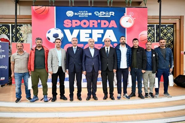 Malatya’da “Spor’da Vefa Gecesi” düzenlendi