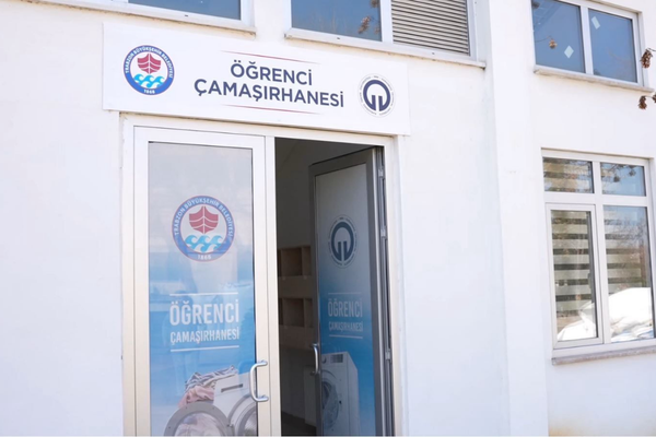 Trabzon’da öğrencilere ücretsiz çamaşırhane hizmeti