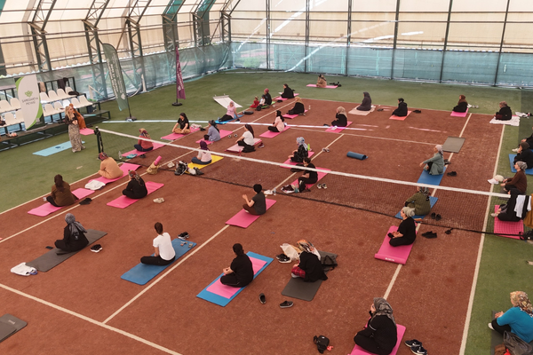 Kayapınar’da kadınlara yönelik yoga etkinliği düzenlendi