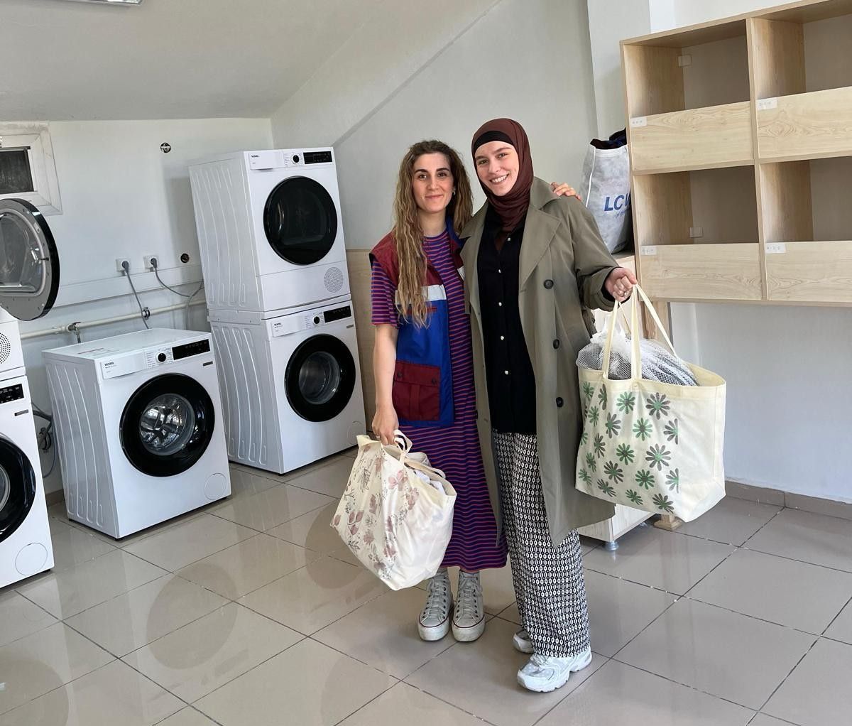Trabzon’da öğrencilere ücretsiz çamaşırhane hizmeti