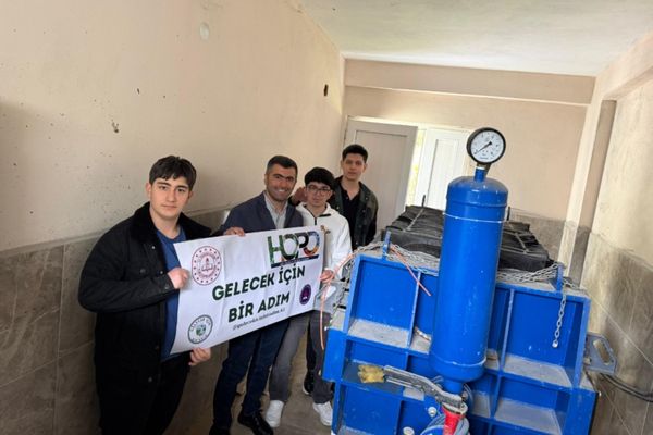Trabzon’da öğrencilere atık su arıtma eğitimi verildi