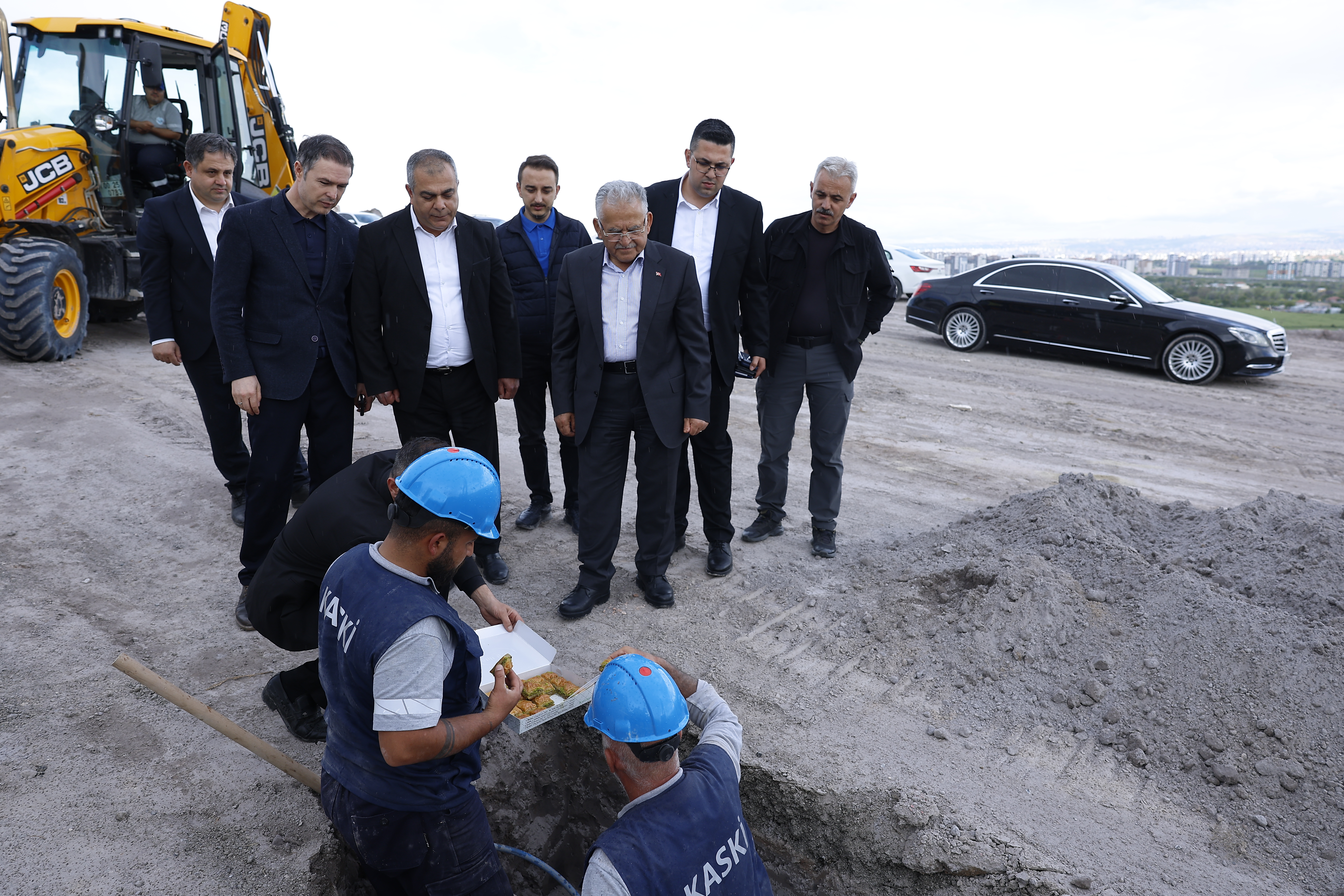 Başkan Büyükkılıç, KASKİ’nin altyapı çalışmalarını yerinde inceledi