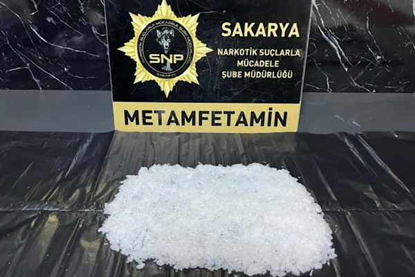 Sakarya’da 245 gram metamfetamin ele geçirildi