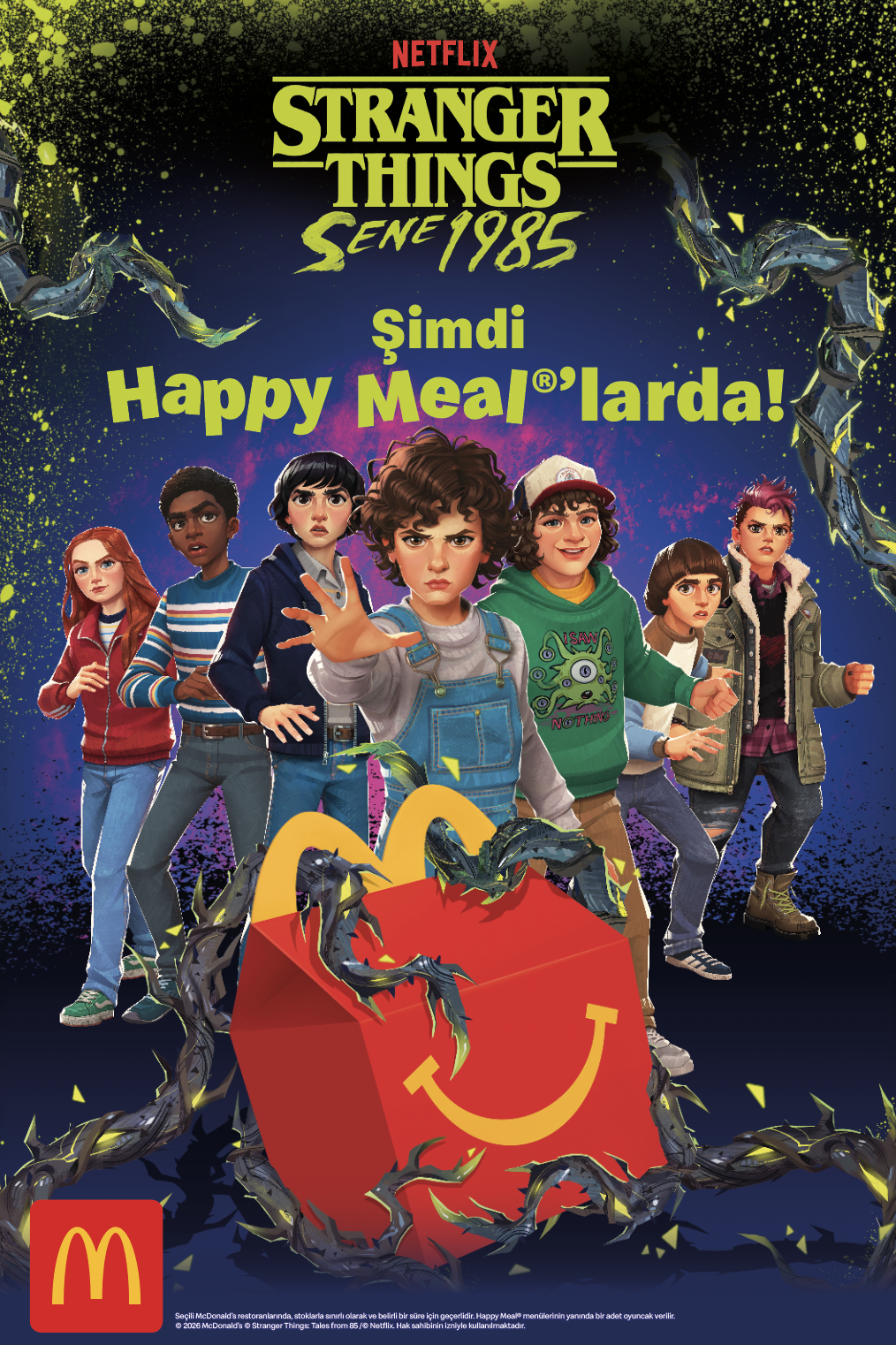 McDonald’s Türkiye, Stranger Things macerasını Happy Meal Menülerine taşıyor