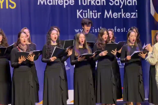 Maltepe Gençlik Korosu SANSEV Festivalinde sahne aldı