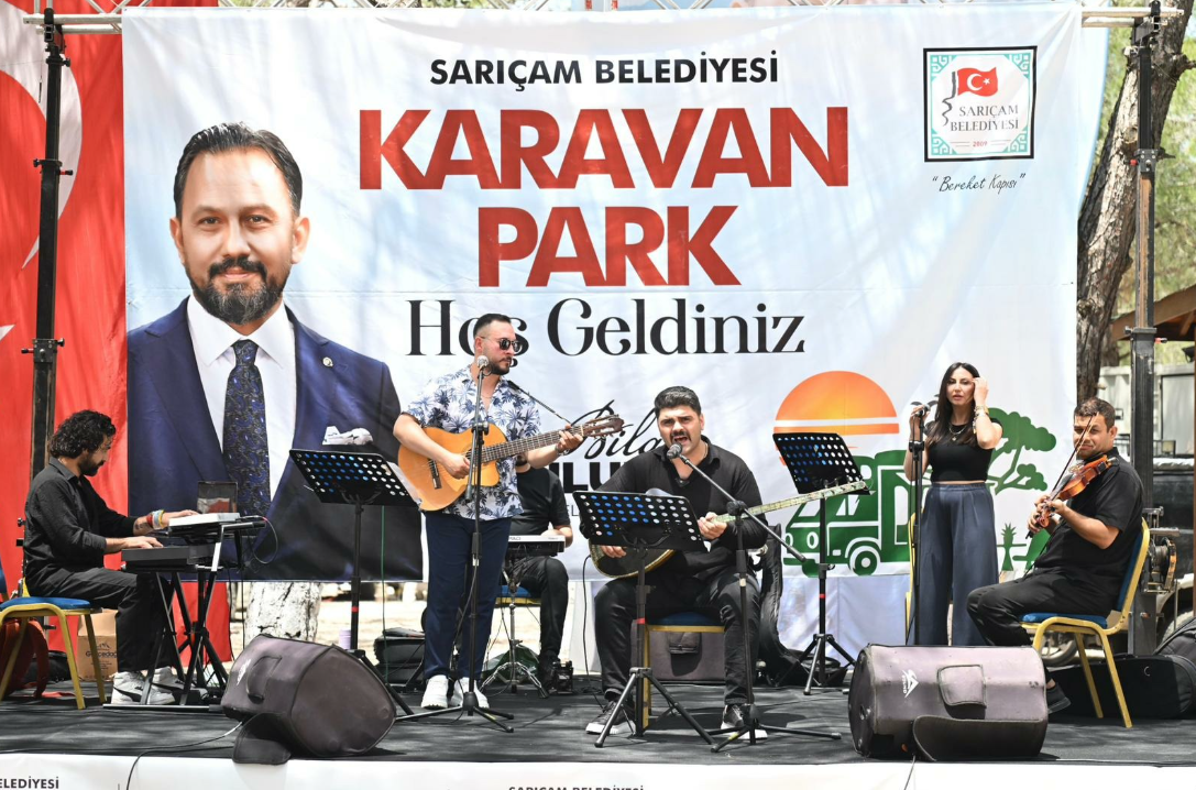 Sarıçam’da karavan parkı hizmete açıldı