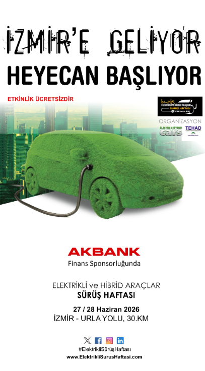 7. Elektrikli ve Hibrit Araçlar Sürüş Haftası için geri sayım başladı!