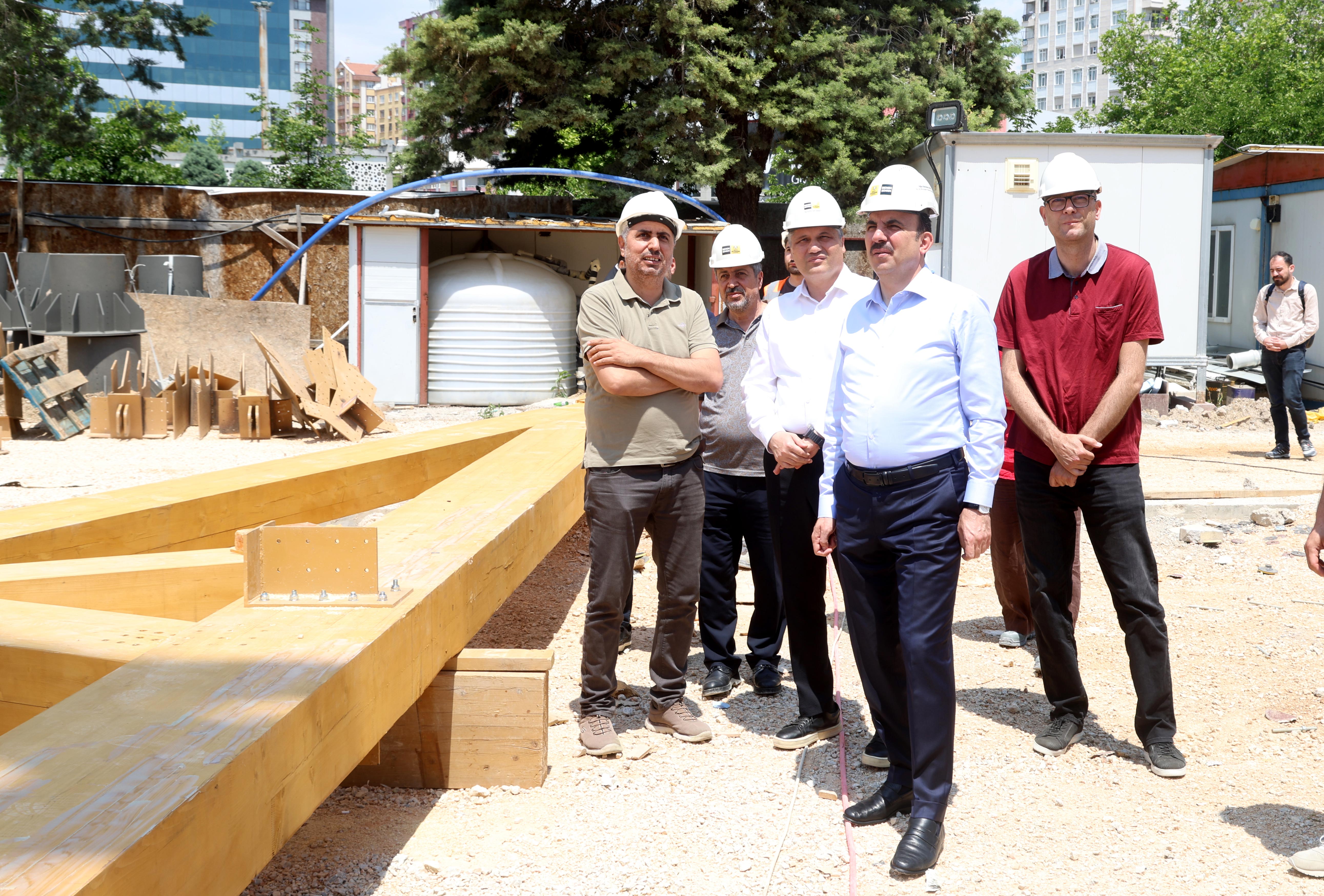 Şehir Kütüphanesi inşaatı yüzde 75 tamamlandı