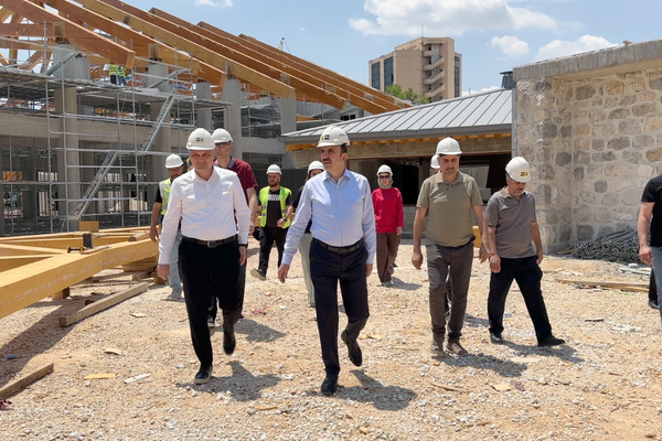 Şehir Kütüphanesi inşaatı yüzde 75 tamamlandı