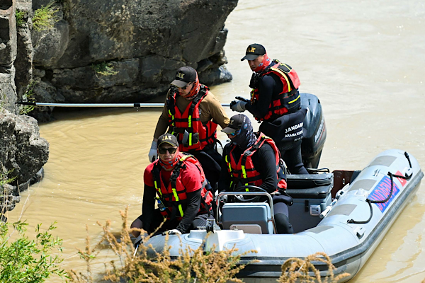 Okan Koç için Aras Nehri’nde arama çalışmaları sürüyor