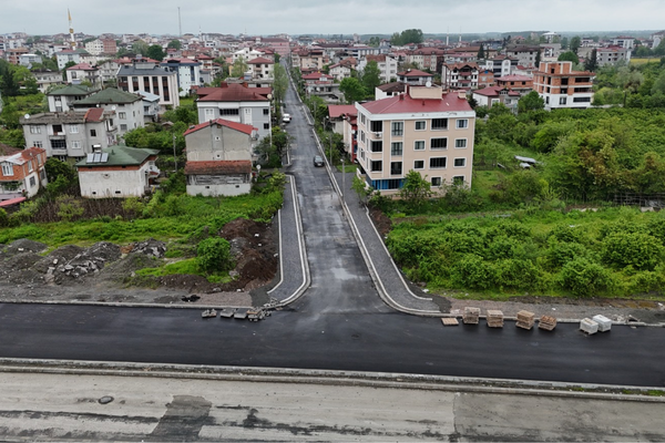 Terme’de Yeni Bulvar Yolu yapılıyor