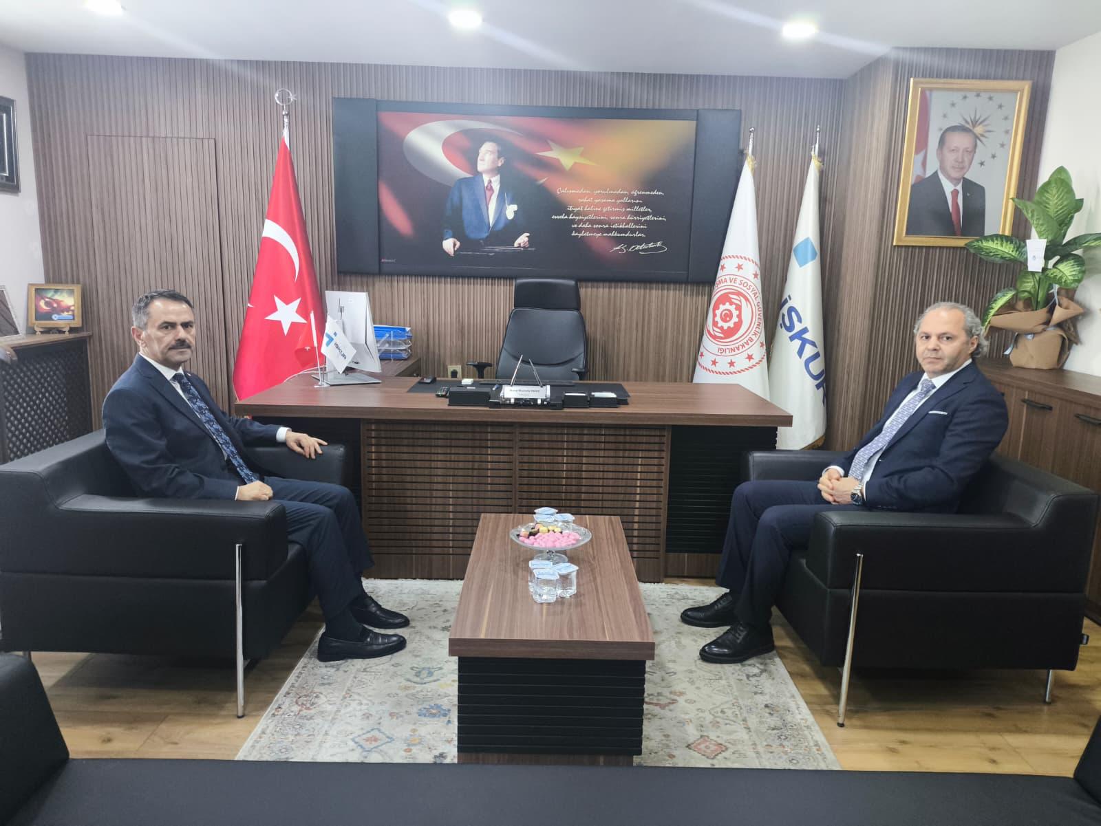 Vali Aktaş, İŞKUR İl Müdürlüğünü ziyaret etti