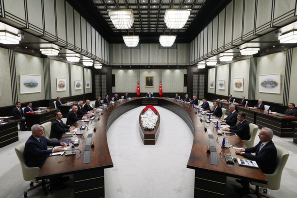 Cumhurbaşkanlığı Kabinesi Erdoğan, başkanlığında toplandı